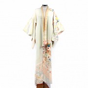 Kimono for women, Japanese, silk, med. 20th century