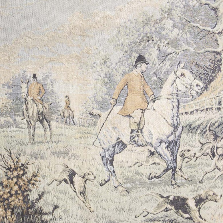 20th century hunting tapestry - 4