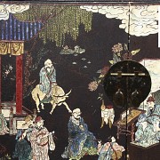 Aparador chino de madera lacada, dinastía Qing