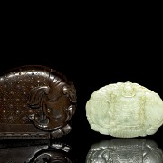 Lot of pieces in the shape of an elephant, 20th century
