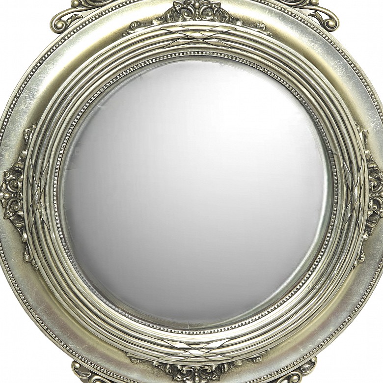 Federal style convex mirror