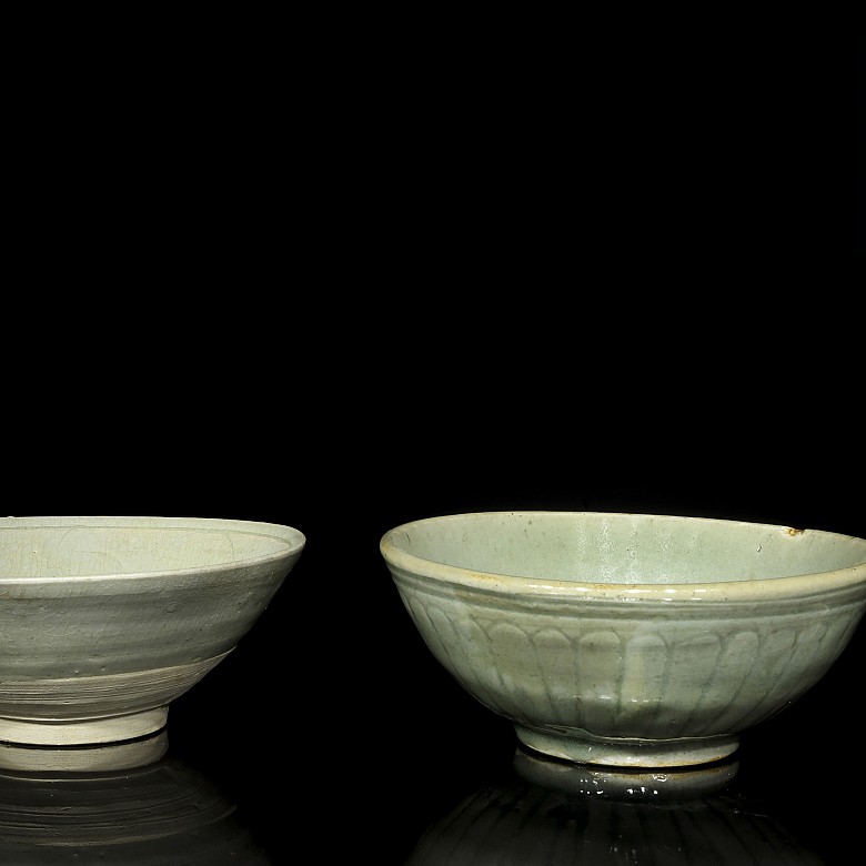 Two glazed pottery bowls, Song dynasty - 7
