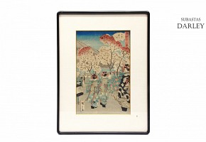 Japanese woodcut, ukiyo-e, 