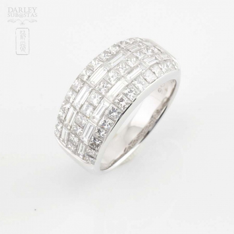 Fantástico anillo oro 18k y diamantes - 8