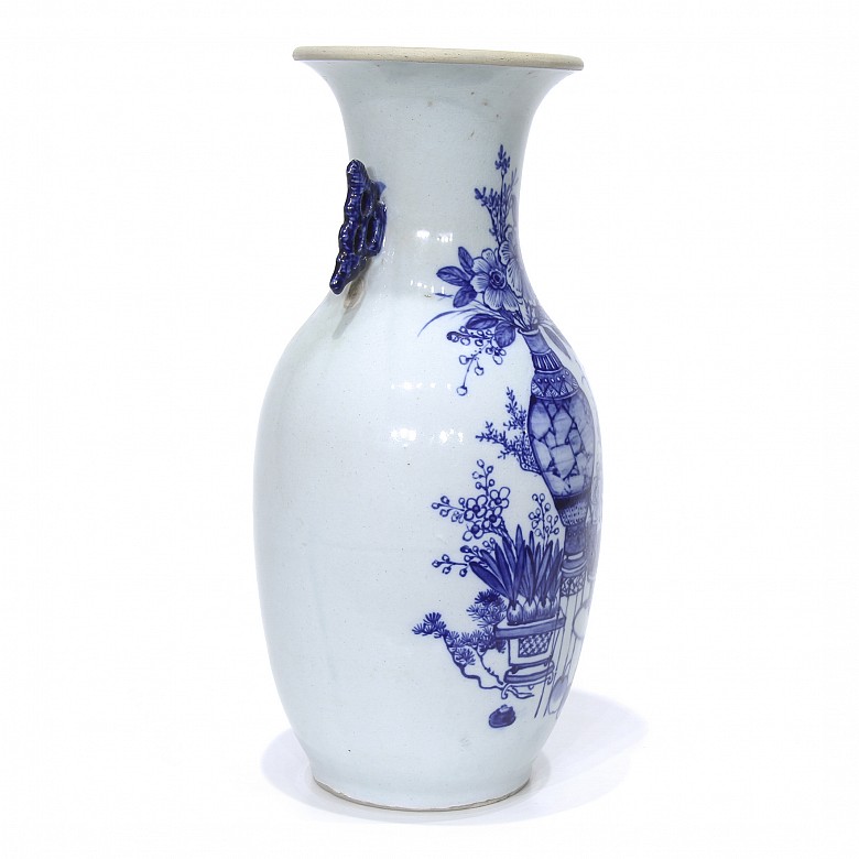 Ceramic vase with openwork ears, 19th century - 20th century - 2