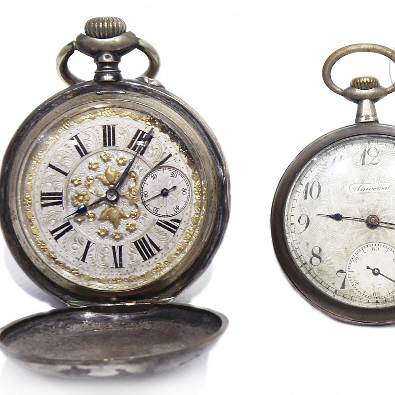 Lot of three pocket watches. - 5