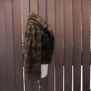Pretty short mink jacket, light brown mink, - 4