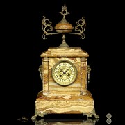 Reloj de ónix egipcio, Napoleón III, S.XIX - 9