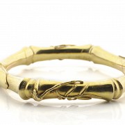 18k yellow gold bracelet - 2