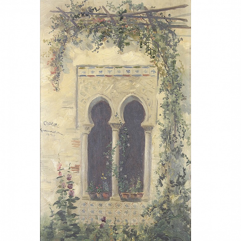 Felipe Checa y Delicado (1844-1907) “Granada”, 1890