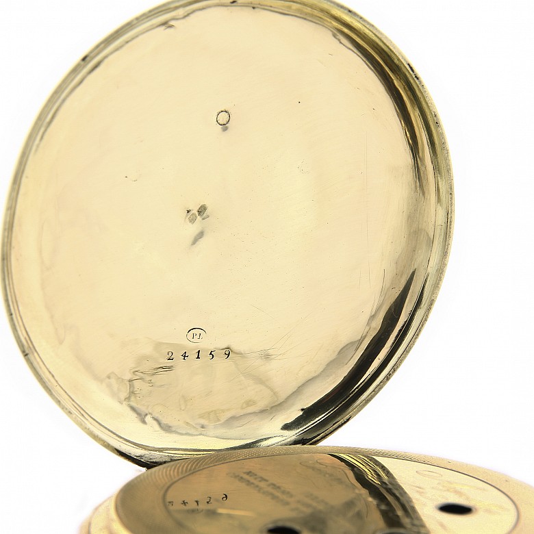 Reloj de bolsillo en oro de 18k para el mercado turco. - 5