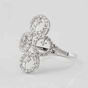 Fantástico anillo con 0.70cts de  diamantes