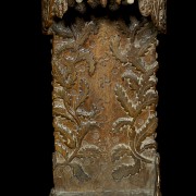 A nepalese wood carved altar, 19th century