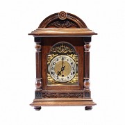 Wooden table clock, early 20th century