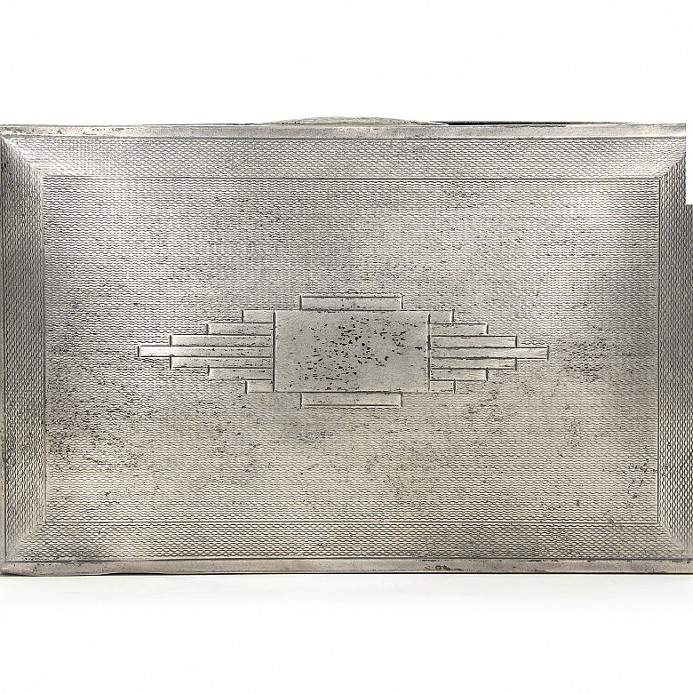 Caja de plata inglesa, Birmingham, 1934