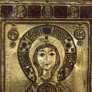 Ferro y Cimegotto, icono cristal de Murano, s.XX - 2