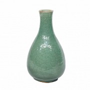 Glazed vase with 