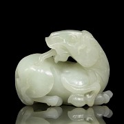 Carved jade figurine 
