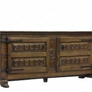Rustic wooden sideboard, 19th century
