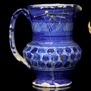 Four ceramic jugs, Talavera, 20th century
