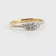 Precioso anillo oro amarillo 18k y diamantes 0.26cts - 3