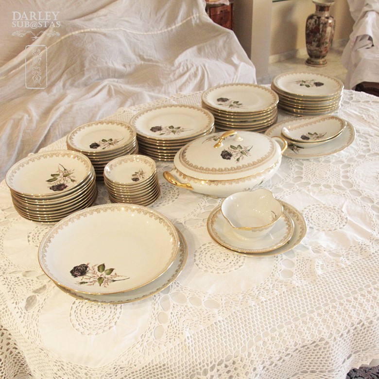 Complete dinnerware- Porcelain Limoges