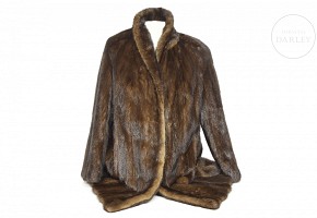 Three-quarter mink coat