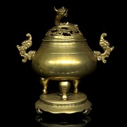 Qilin bronze censer - 2