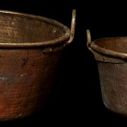Two copper cauldrons, 20th century - 4