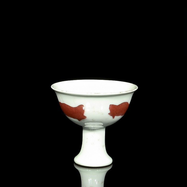Small bowl with ceramic foot, 20th century