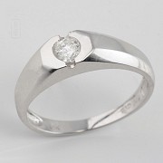 Beautiful diamond solitaire with 0.19cts - 4