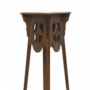 Modernist wooden pedestal, 20th century - 3