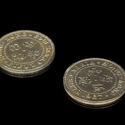Dos monedas de 50 centavos, Hong Kong, 1963 y 1967 - 3
