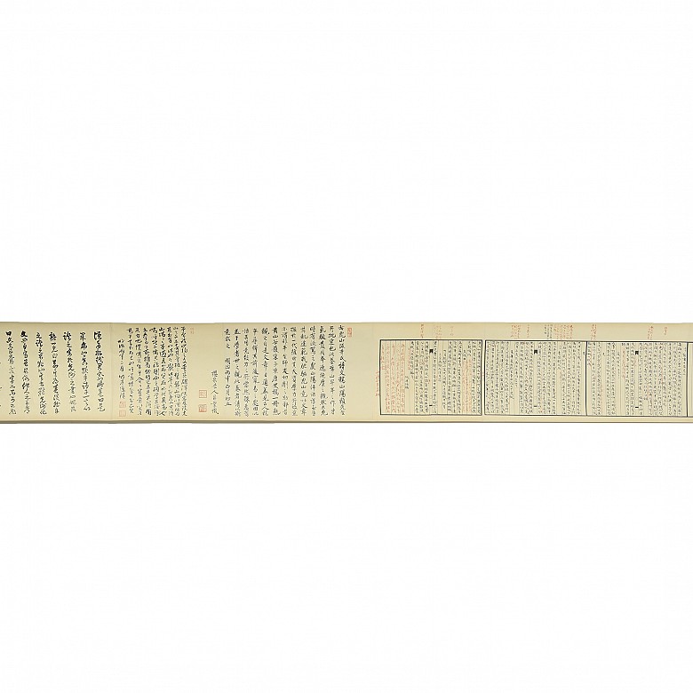 Manuscrito Japonés en forma de rollo