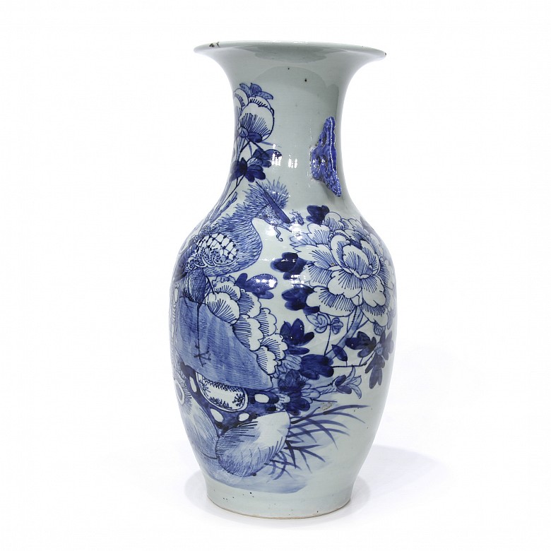 Chinese ceramic vase with phoenix, 19th century - 20th century - 7