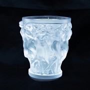 Glass vase by René Lalique, France.