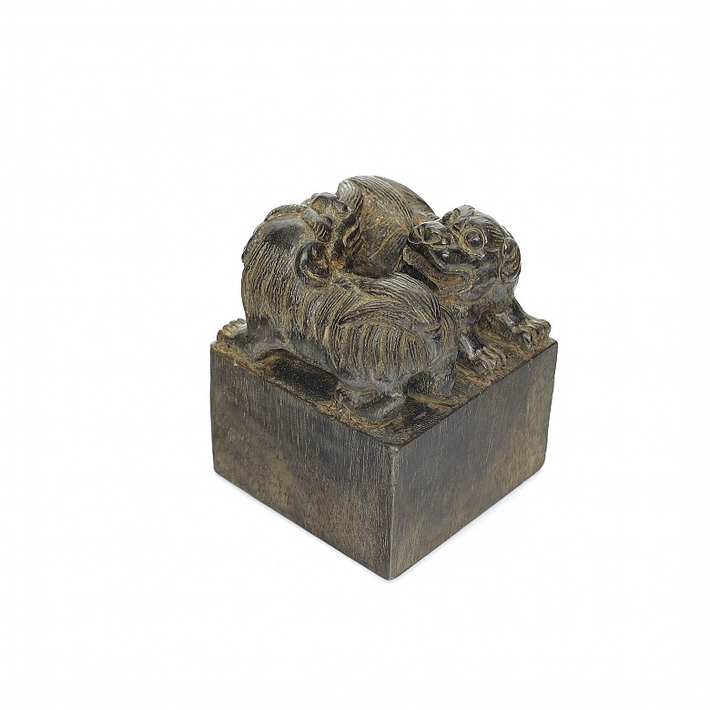 Wooden stamp, Qing dynasty
