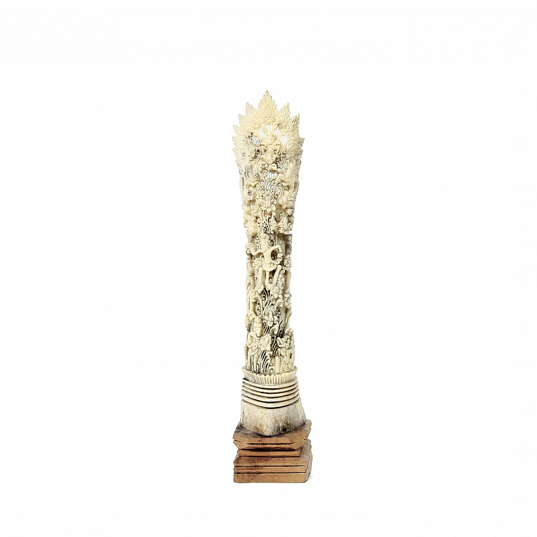 Ivory carving, Canton, early 20th century