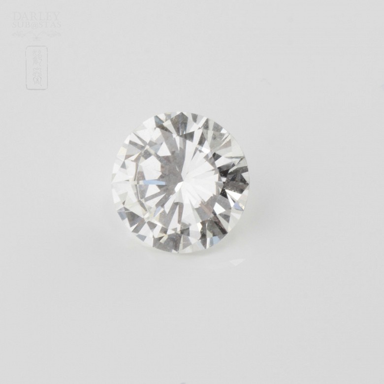 Diamante natural, talla brillante, color G, pureza VVS2, de peso  1.11 cts ,