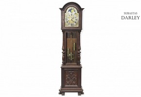 English style tall case clock, 20th century