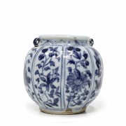 Pequeña vasija de cerámica, estilo Yuan.