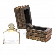 Book-decanter with glass container, 20th century