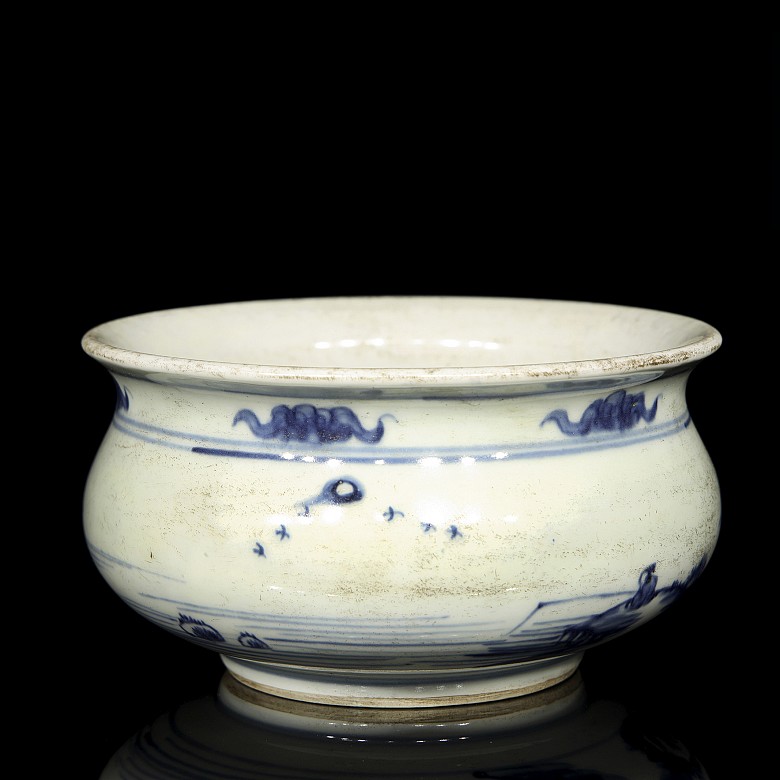 Porcelain incense burner, 20th century