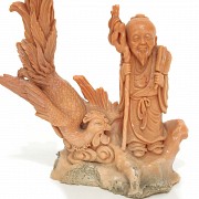 Chinese carved coral 