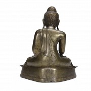 Buda tailandés “Bhumisparsha mudra”, s.XX - 1