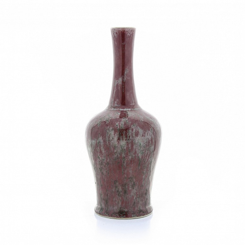 Glazed ceramic vase, China, 20th century
