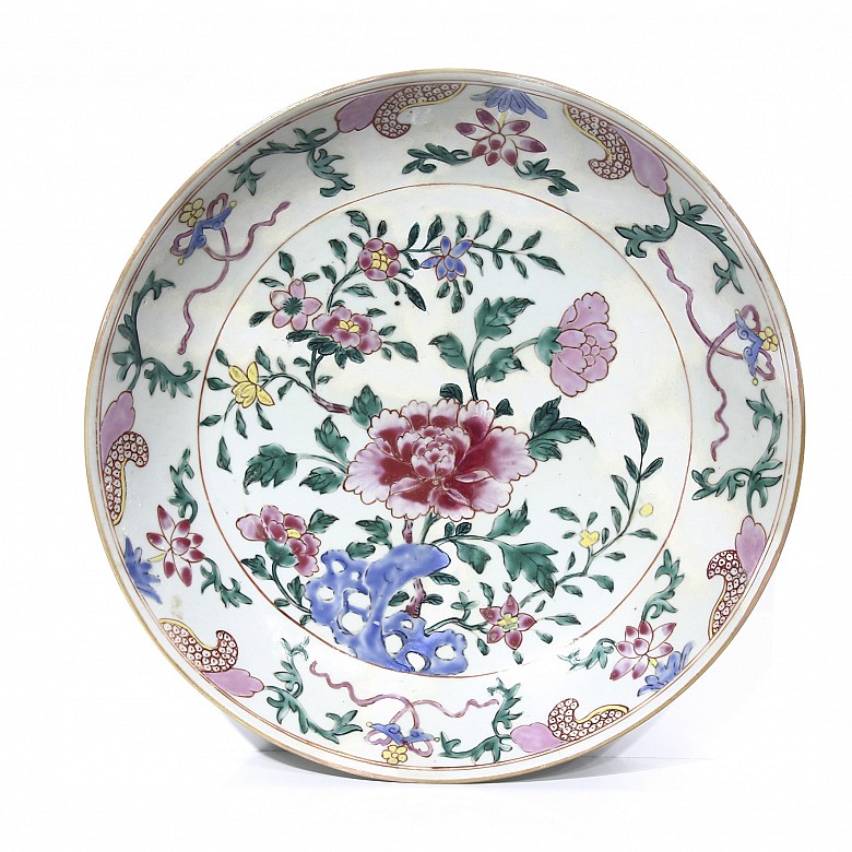 Porcelain dish, Qing dynasty.