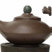 Teapot with five tea glasses, Yixing, 20th century - 2
