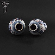 Pareja de jarrones Kangxi Siglo XVII-XVIII - 3