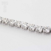 Collar-Riviere in white gold and diamonds 11.39cts - 5